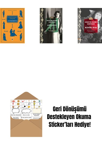 Mürebbiye + Gulyabani (Cep Boy) + Kesik Baş (Günümüz Türkçesiyle) + Okuma Sticker'ları