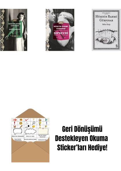 Gulyabani (Cep Boy) + Şıpsevdi (Günümüz Türkçesiyle) + Billur Kalp + Okuma Sticker'ları