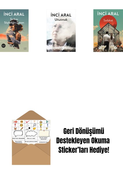 Şarkını Söylediğin Zaman + Unutmak + Sadakat + Okuma Sticker'ları