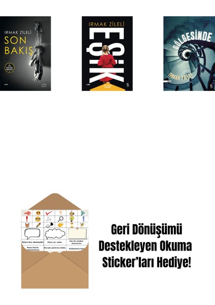 Son Bakış + Eşik + Gölgesinde + Okuma Sticker'ları