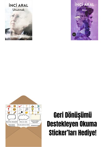 Unutmak + Mor + Okuma Sticker'ları
