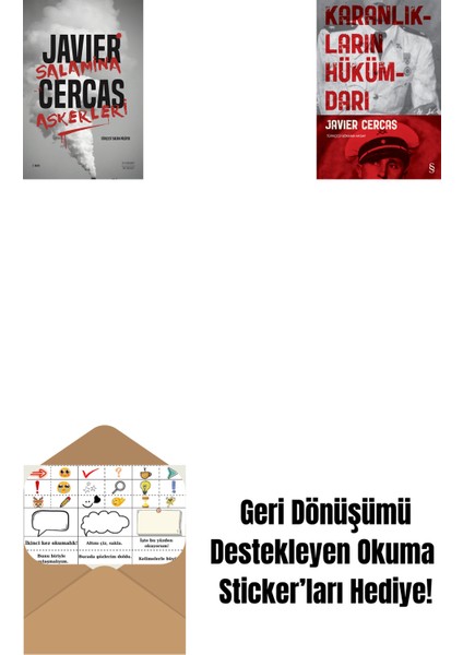 Salamina Askerleri + Karanlıkların Hükümdarı + Okuma Sticker'ları