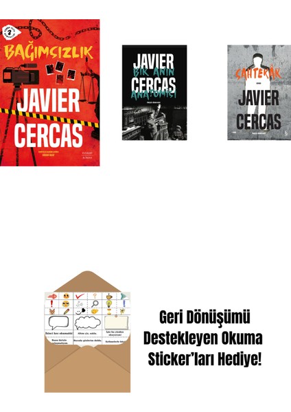 Bağımsızlık + Bir Anın Anatomisi + Sahtekâr + Okuma Sticker'ları