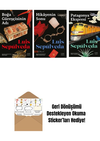 Boğa Güreşçisinin Adı + Hikâyenin Sonu + Patagonya Ekspresi + Okuma Sticker'ları
