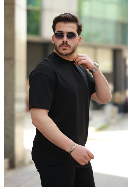 Erkek Kısa Kollu Basic Oversize Tshirt