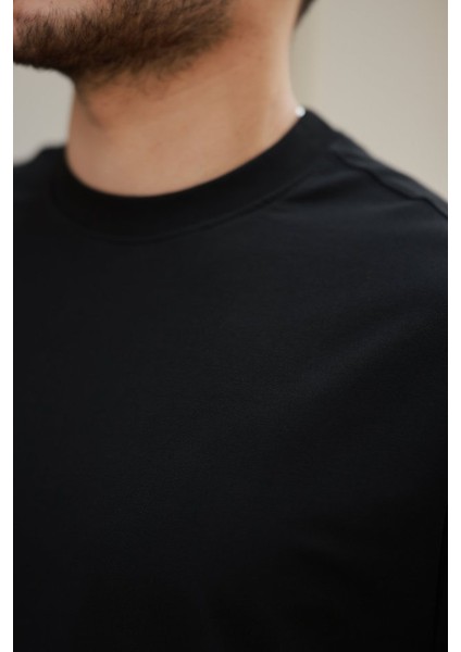 Erkek Kısa Kollu Basic Oversize Tshirt