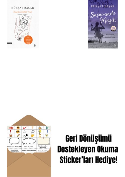 Dışarda Kötülük Vardı (Ciltli) + Başucumda Müzik (Midi Boy) + Okuma Sticker'ları