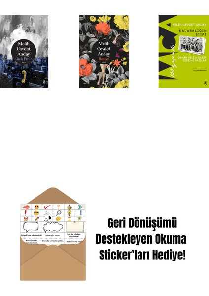 Gizli Emir (Ciltli) + Raziye (Ciltli) + Kalabalığın Şiiri + Okuma Sticker'ları