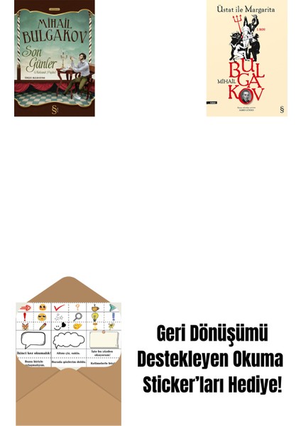 Son Günler + Üstat Ile Margarita + Okuma Sticker'ları