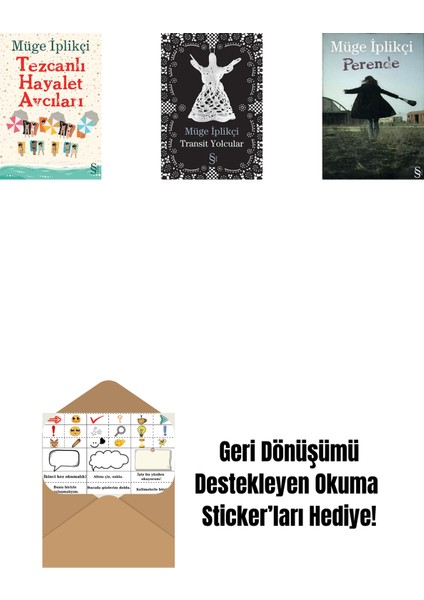 Tezcanlı Hayalet Avcıları + Transit Yolcular + Perende + Okuma Sticker'ları
