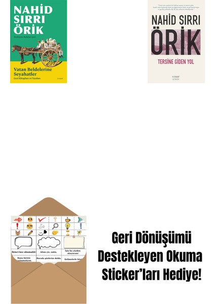 Vatan Beldelerine Seyahatler + Tersine Giden Yol + Okuma Sticker'ları