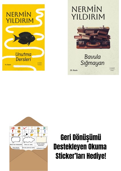 Unutma Dersleri (Ciltli) + Bavula Sığmayan + Okuma Sticker'ları