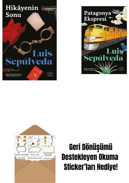 Hikâyenin Sonu + Patagonya Ekspresi + Okuma Sticker'ları