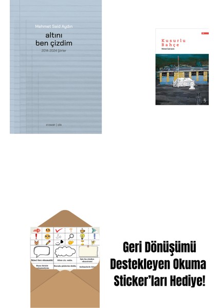 Altını Ben Çizdim + Kusurlu Bahçe + Okuma Sticker'ları