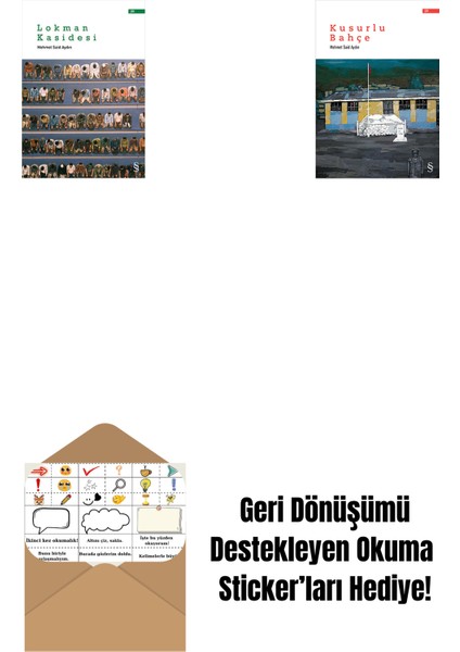 Lokman Kasidesi + Kusurlu Bahçe + Okuma Sticker'ları