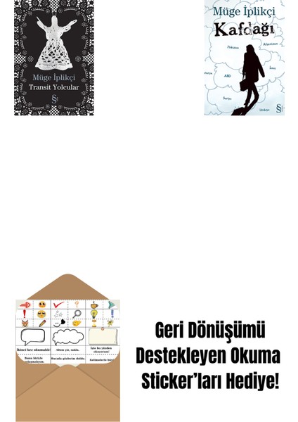 Transit Yolcular + Kafdağı + Okuma Sticker'ları