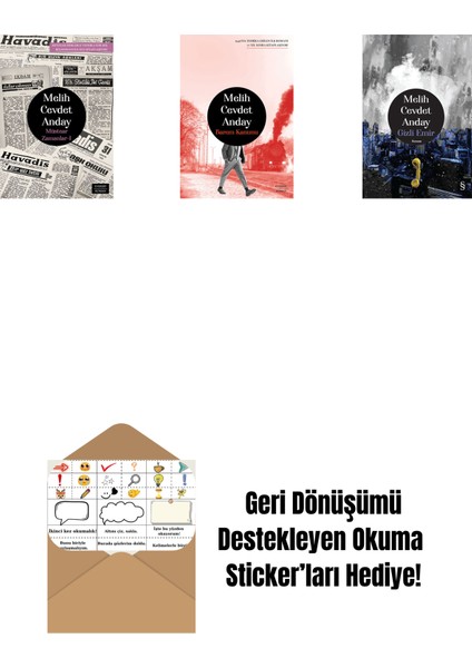 Müstear Zamanlar - 1 + Barem Kanunu + Gizli Emir (Ciltli) + Okuma Sticker'ları