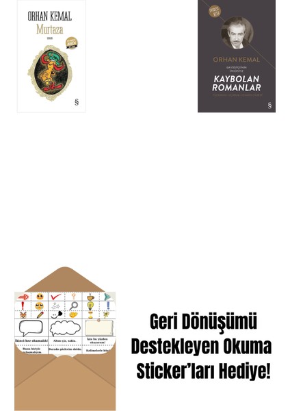Murtaza (Midi Boy) + Kaybolan Romanlar + Okuma Sticker'ları