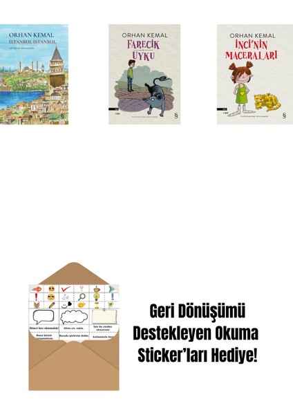Istanbul Istanbul (Ciltli) + Farecik Uyku + Inci'nin Maceraları + Okuma Sticker'ları