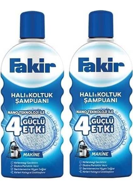 Fakir Halı Şampuanı (Makineler Için) 1000 ml x 2 Adet