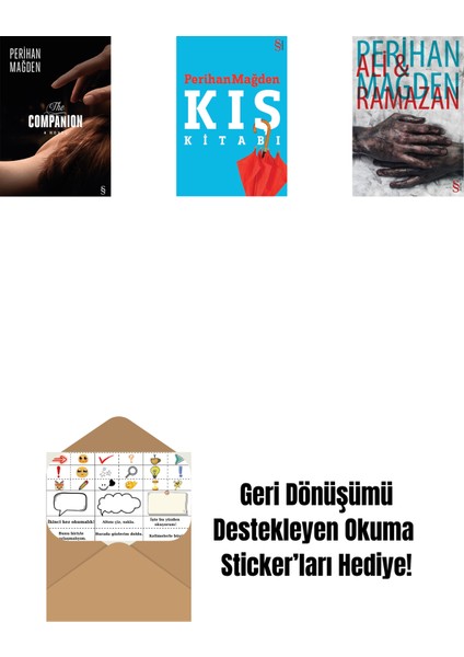 The Companion + Kış Kitabı + Ali And Ramazan + Okuma Sticker'ları