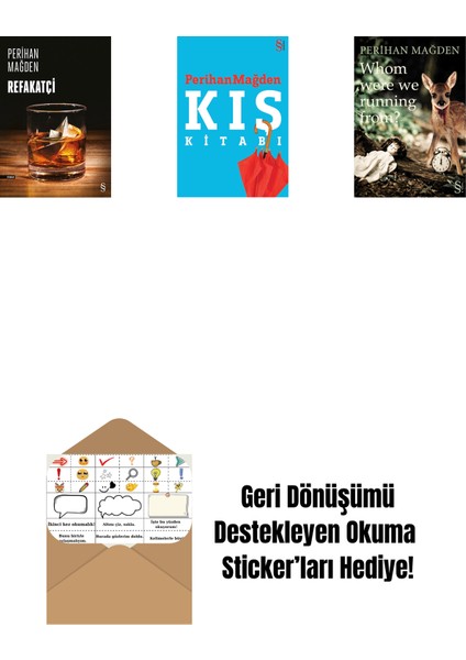 Refakatçi + Kış Kitabı + Whom Were We Running From? + Okuma Sticker'ları