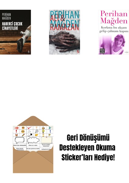 Haberci Çocuk Cinayetleri + Ali And Ramazan + Korkma Bu Akşam Gelip Çalmam Kapını + Okuma Sticker'ları