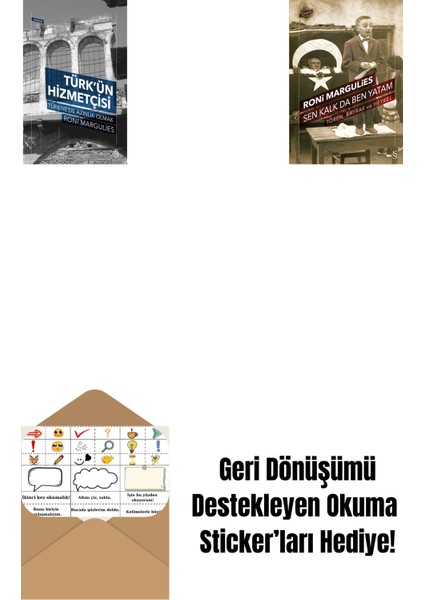 Türk’ün Hizmetçisi + Sen Kalk Da Ben Yatam + Okuma Sticker'ları
