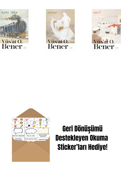Kara Tren + Kapan + Dost + Okuma Sticker'ları
