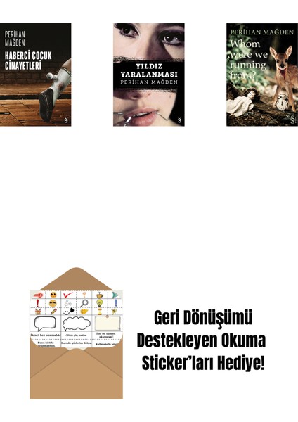 Haberci Çocuk Cinayetleri + Yıldız Yaralanması + Whom Were We Running From? + Okuma Sticker'ları