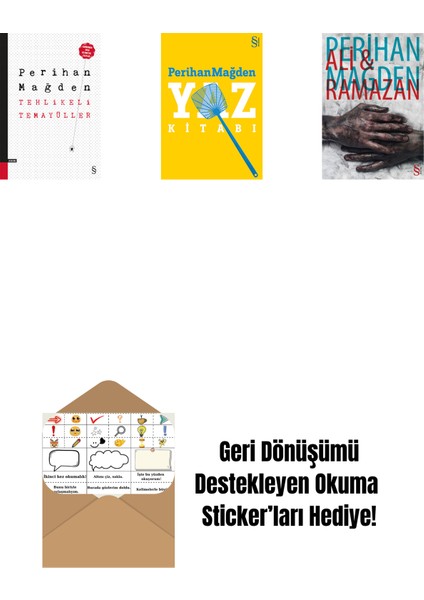 Tehlikeli Temayüller + Yaz Kitabı + Ali And Ramazan + Okuma Sticker'ları