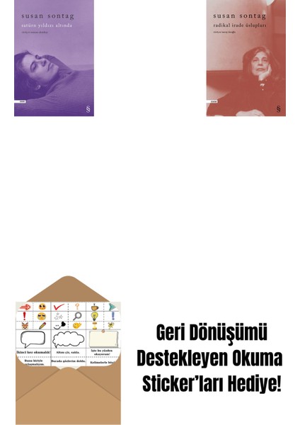 Satürn Yıldızı Altında + Radikal Irade Üslupları + Okuma Sticker'ları