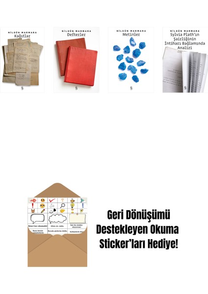 Nilgün Marmara 4 Kitap Set + Okuma Sticker'ları