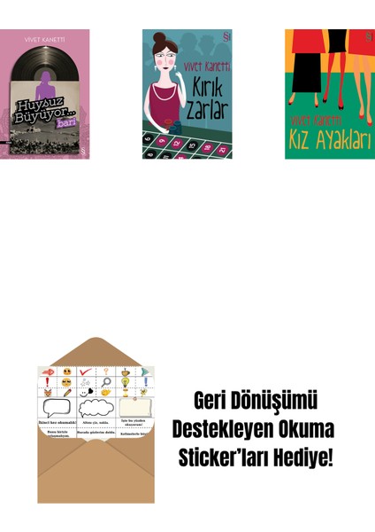 Huysuz Büyüyor... + Kırık Zarlar + Kız Ayakları + Okuma Sticker'ları