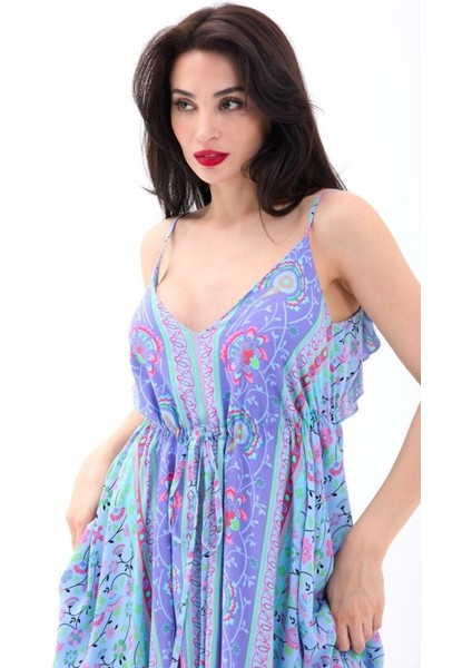 6467 Elbise-Lila