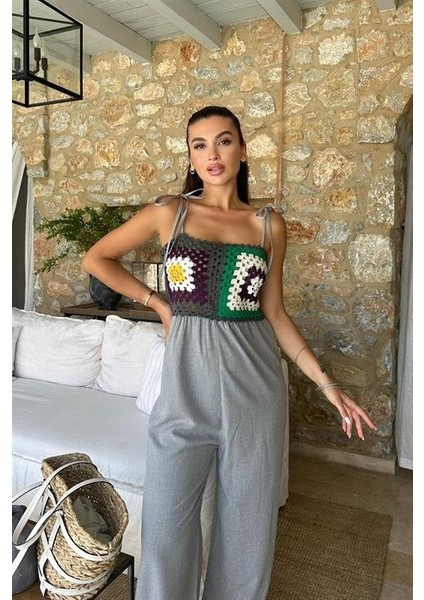 Jasmin Süzüneli Keten Tulum 1280-08