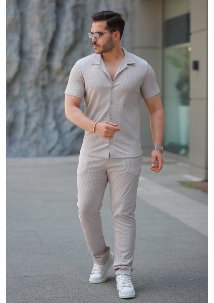 Erkek Ottoman Kumaş Pantolon Gömlek Takım