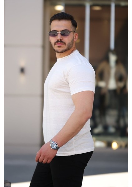 Erkek Mini Jakarlı Kısa Kollu T-Shirt fiyatları