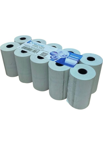 Eba Kağıt - Kasetsan 58 mm x 50 mt Akaryakıt Termal Pos Yazarkasa Kağıdı 100 Adet /1. Sınıf Kalite