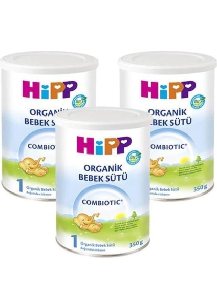Hipp Organik Combiotic Bebek Sütü 1 Numara 350 gr x 3 Adet