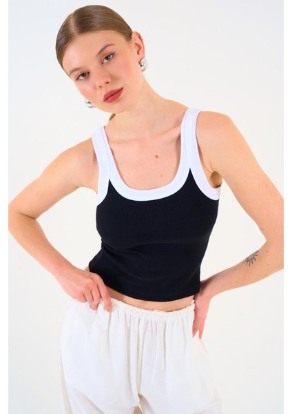 Iki Renkli Atlet - Siyah-Beyaz modelleri