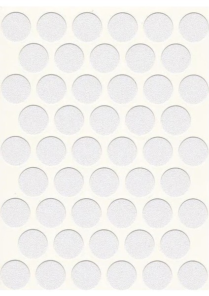 Yapışkanlı Vida Tapası (Beyaz) 10 mm (Seçenekli)