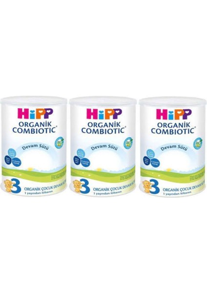 Hipp 3 Organic Combiotic Devam Sütü 350 gr 1x3 Adet