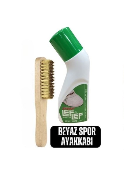 Nuri Beyaz Spor Ayakkabı Boyası Temizlik Fırçalı Set