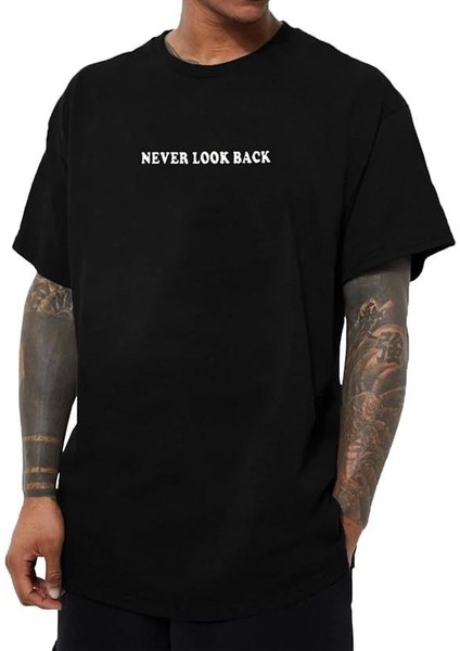 Erkek Bisiklet Yaka Kısa Kol Baskılı T-Shirt - Siyah fiyatları