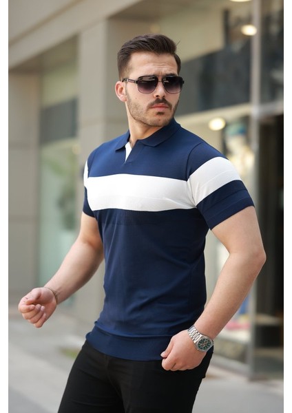Erkek Yakalı Kısa Kollu Tişört