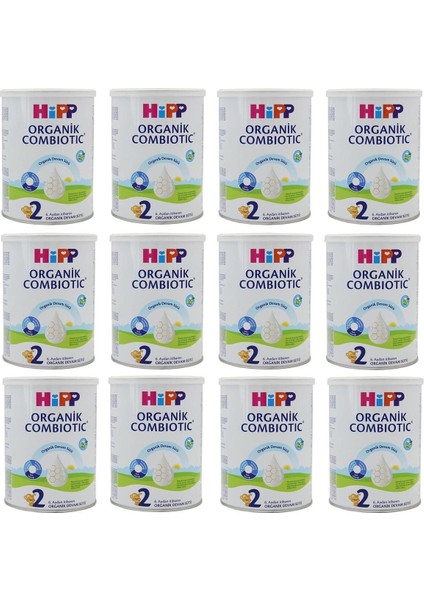 Hipp 2 Organik Combiotic Devam Sütü 350 gr 12 Adet