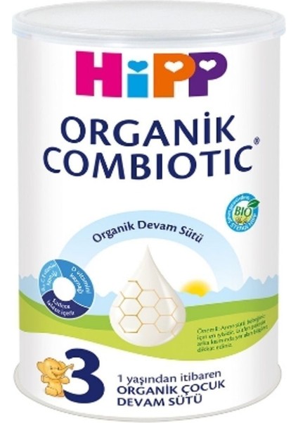 3 Organik Combiotic Bebek Sütü 350 Gr. (2'li)