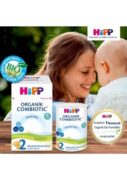 Hipp 2 Organik Combiotic Devam Sütü 350 gr X3 Adet