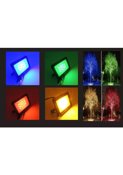 10W Ultra Slim LED Projektör 6500K Beyaz Işık fiyatları